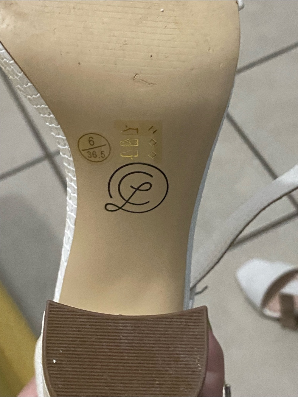 Chinese Laundry White Strappy Heeled Sandal